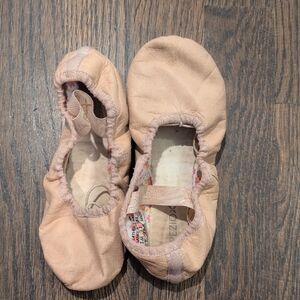 Capezio Blush Leather Ballet Shoes